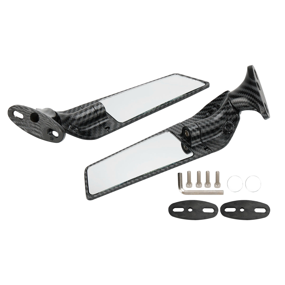 Honda CBR1000RR CBR 1000 RR 2004 2005 2006 2007 Wing Fin Rearview Mirrors