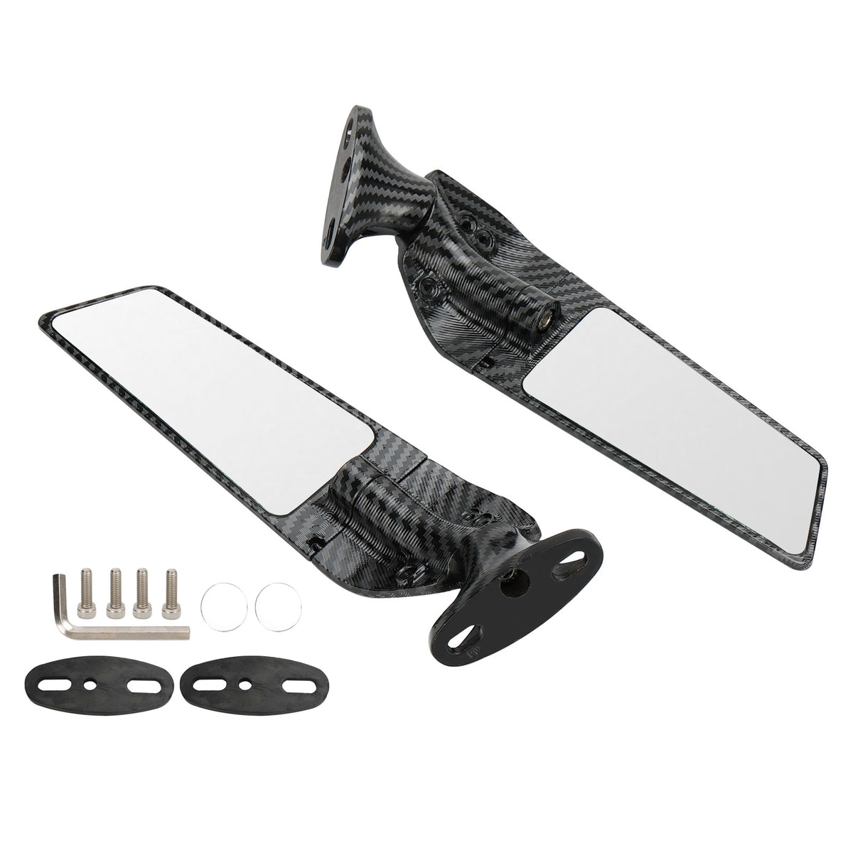Honda CBR1000RR CBR 1000 RR 2004 2005 2006 2007 Wing Fin Rearview Mirrors