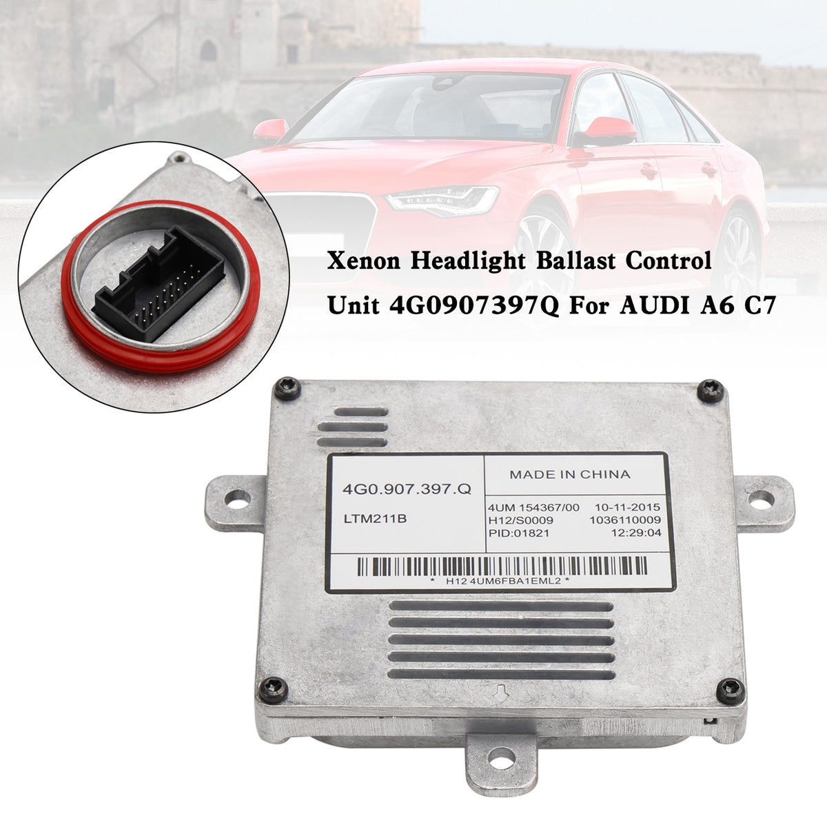 AUDI A6 C7 Xenon Headlight Ballast Control Unit 4G0907397Q