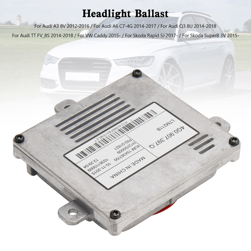 AUDI A6 C7 Xenon Headlight Ballast Control Unit 4G0907397Q