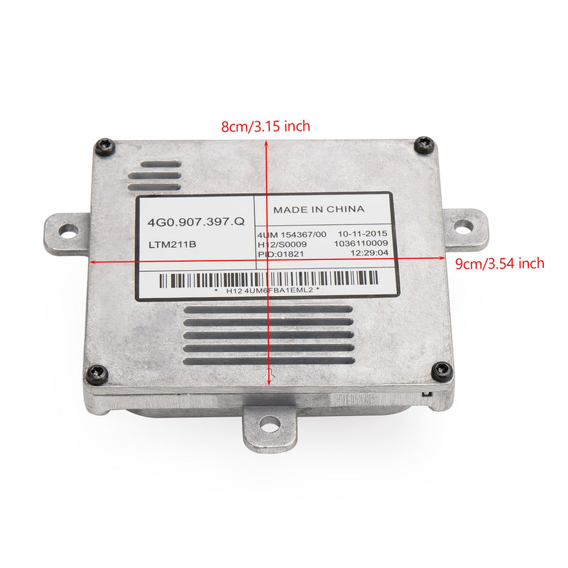 AUDI A6 C7 Xenon Headlight Ballast Control Unit 4G0907397Q
