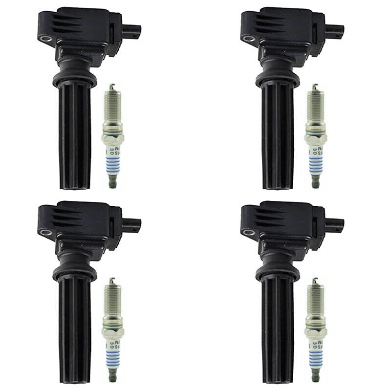 2013 Ford Escape SEL Sport Utility 4-Door 4X Ignition Coils+Spark Plugs UF670 Generic