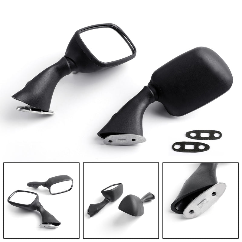Suzuki GSXR 600 750 1000 2001-2002 HAYABUSA GSXR 1300 1999-2010 Black Mirrors
