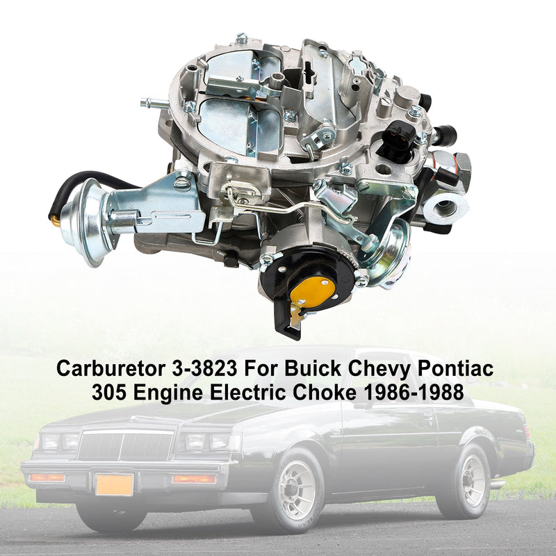 Buick Chevy Pontiac 305 Engine Electric Choke 1986-1988 Carburetor 3-3823