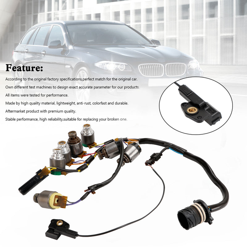 BMW Audi Prosche 7PCS 5HP19 Transmission Solenoids With Internal Harness