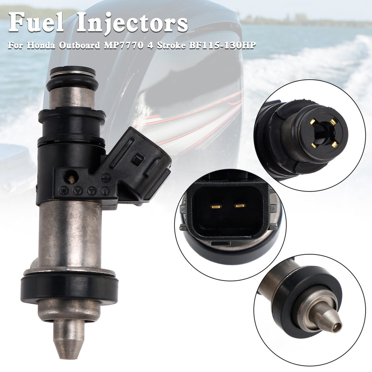 Honda Outboard MP7770 4 Stroke BF115-130HP 16406-ZW5-000 Fuel Injectors