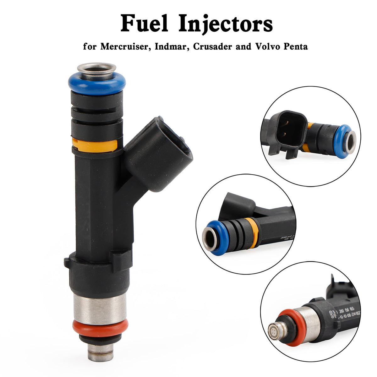 Mercruiser Volvo Penta 0280158165 Fuel Injectors 0280158081 879312003
