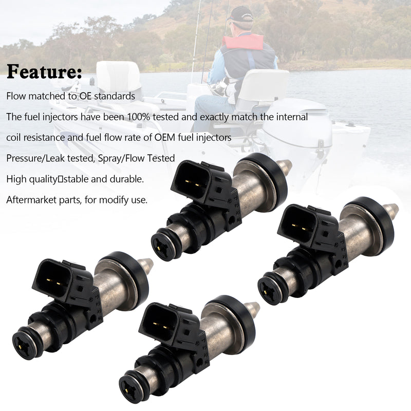Honda Outboard MP7770 4 Stroke BF115-130HP 4PCS 16406-ZW5-000 Fuel Injectors