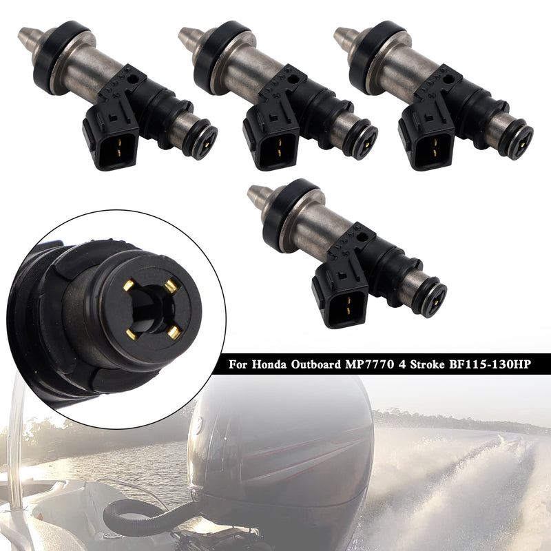 Honda Outboard MP7770 4 Stroke BF115-130HP 4PCS 16406-ZW5-000 Fuel Injectors