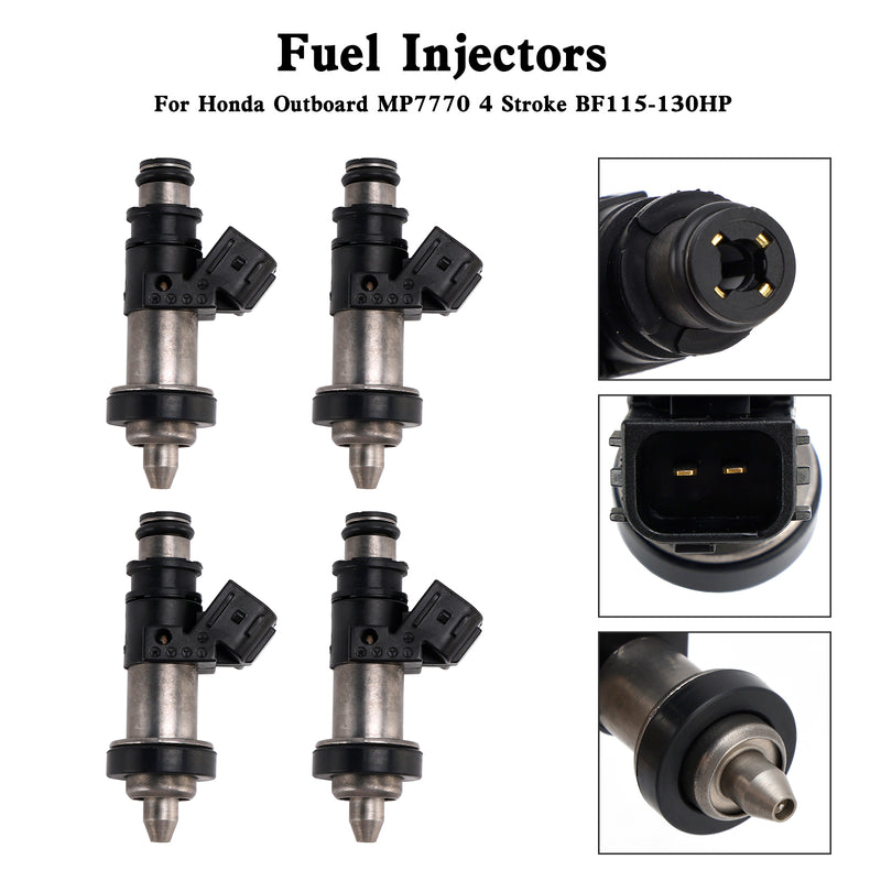 Honda Outboard MP7770 4 Stroke BF115-130HP 4PCS 16406-ZW5-000 Fuel Injectors