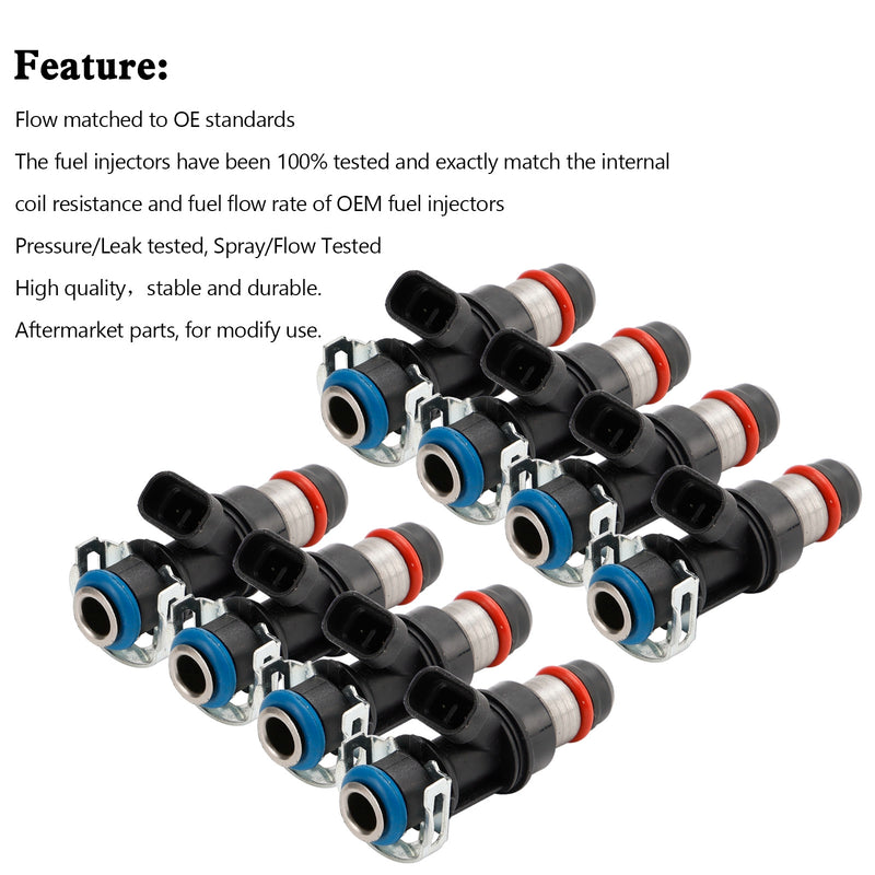Chevy MerCruiser Volvo Penta 8PCS 25348180 Fuel Injectors 881693002 RA087006