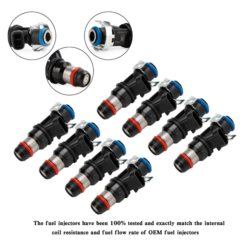 Chevy MerCruiser Volvo Penta 8PCS 25348180 Fuel Injectors 881693002 RA087006