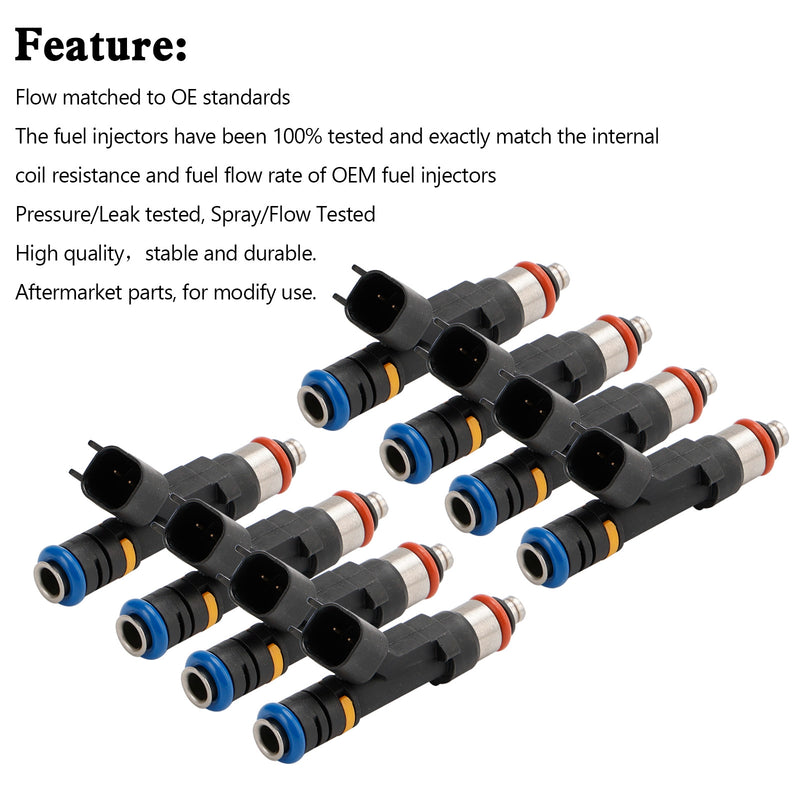 Mercruiser Volvo Penta 8PCS 0280158165 Fuel Injectors 0280158081 879312003