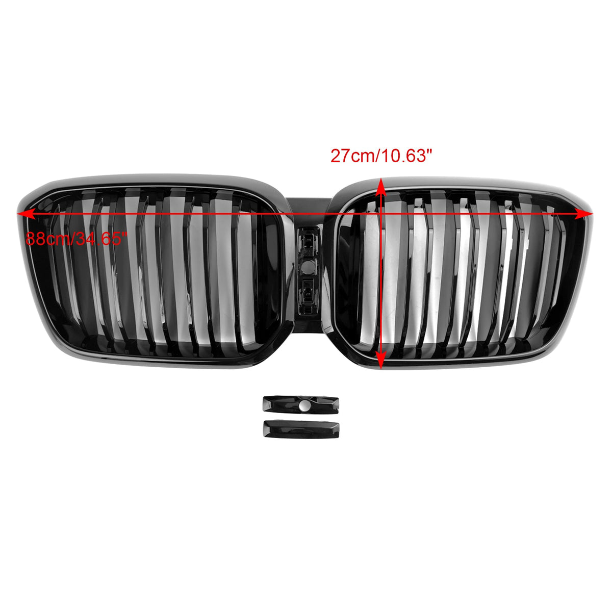 2022-2025 BMW X3 X4 G01 G02 Gloss Black Front Kidney Grill Grille