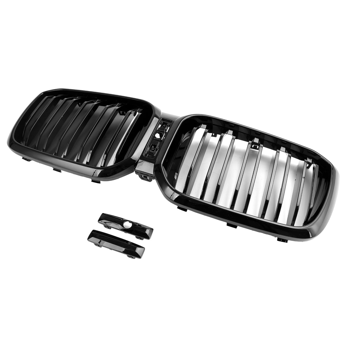 BMW X3 X4 G01 G02 2022-2025 Gloss Black Front Kidney Grill Grille