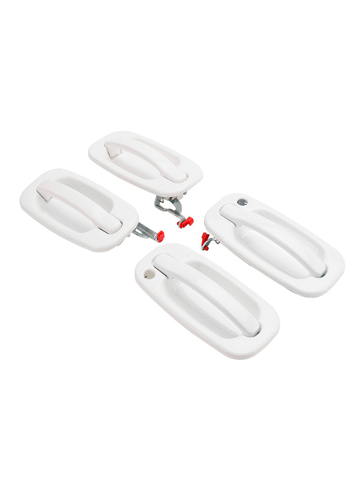 4PCS Exterior Door Handle For Silverado GMC Sierra Suburban Yukon 1999-2006