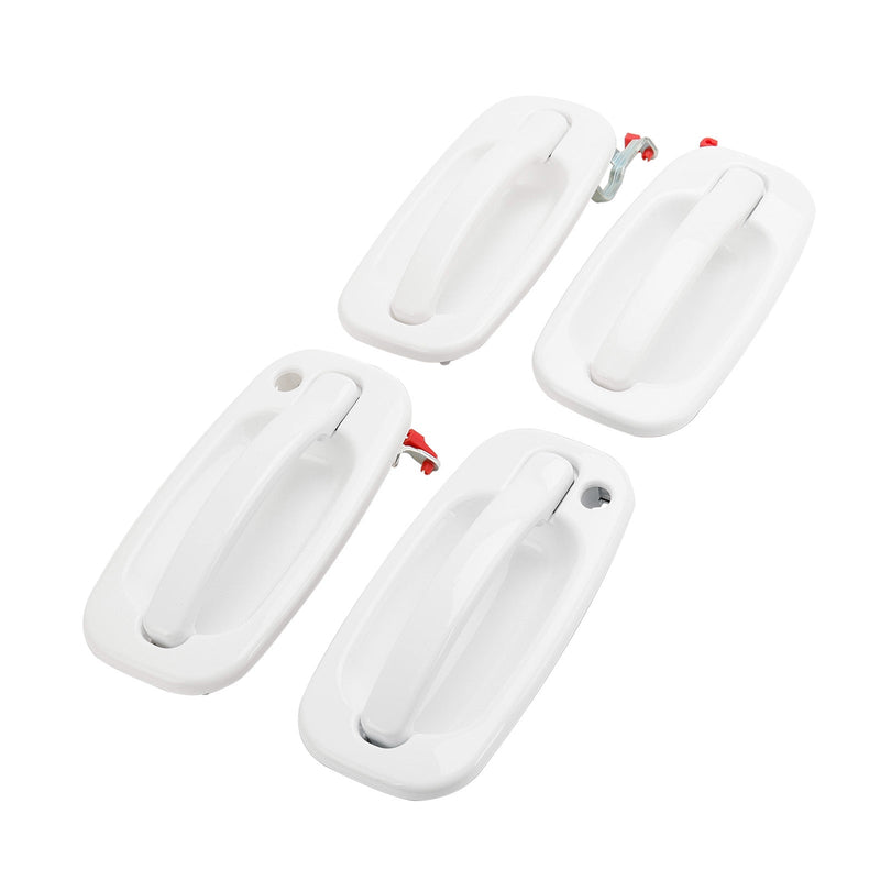 4PCS Exterior Door Handle For Silverado GMC Sierra Suburban Yukon 1999-2006