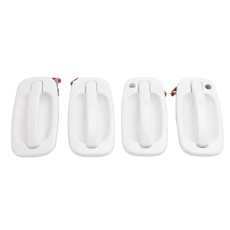 4PCS Exterior Door Handle For Silverado GMC Sierra Suburban Yukon 1999-2006