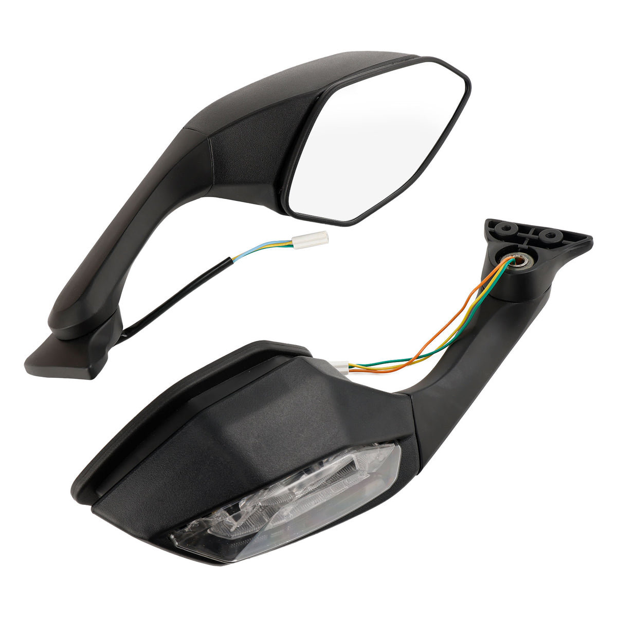 Yamaha YZF R1 2015-2023 YZF R6 2017-2023 Rear View Mirror with Turn Signals