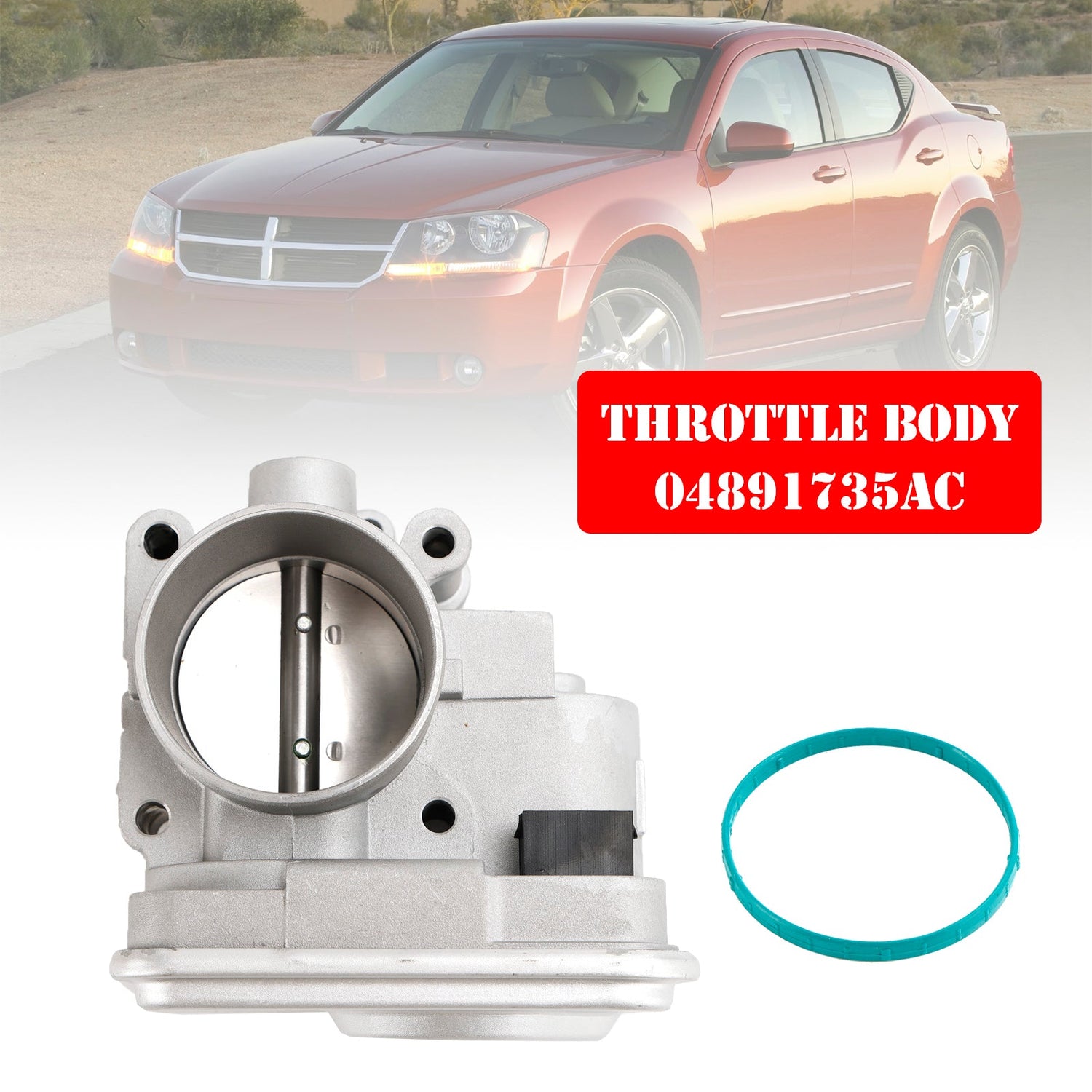 2007-2016 Jeep Compass L4 2.0L 2.4L Throttle Body 04891735AC