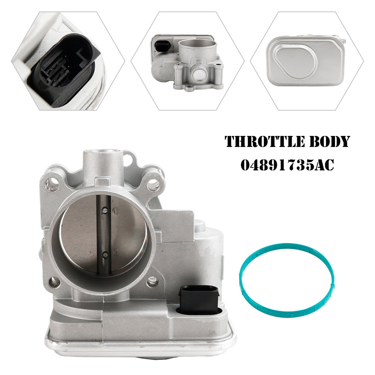 2009-2016 Dodge Journey L4 2.4L Throttle Body 04891735AC