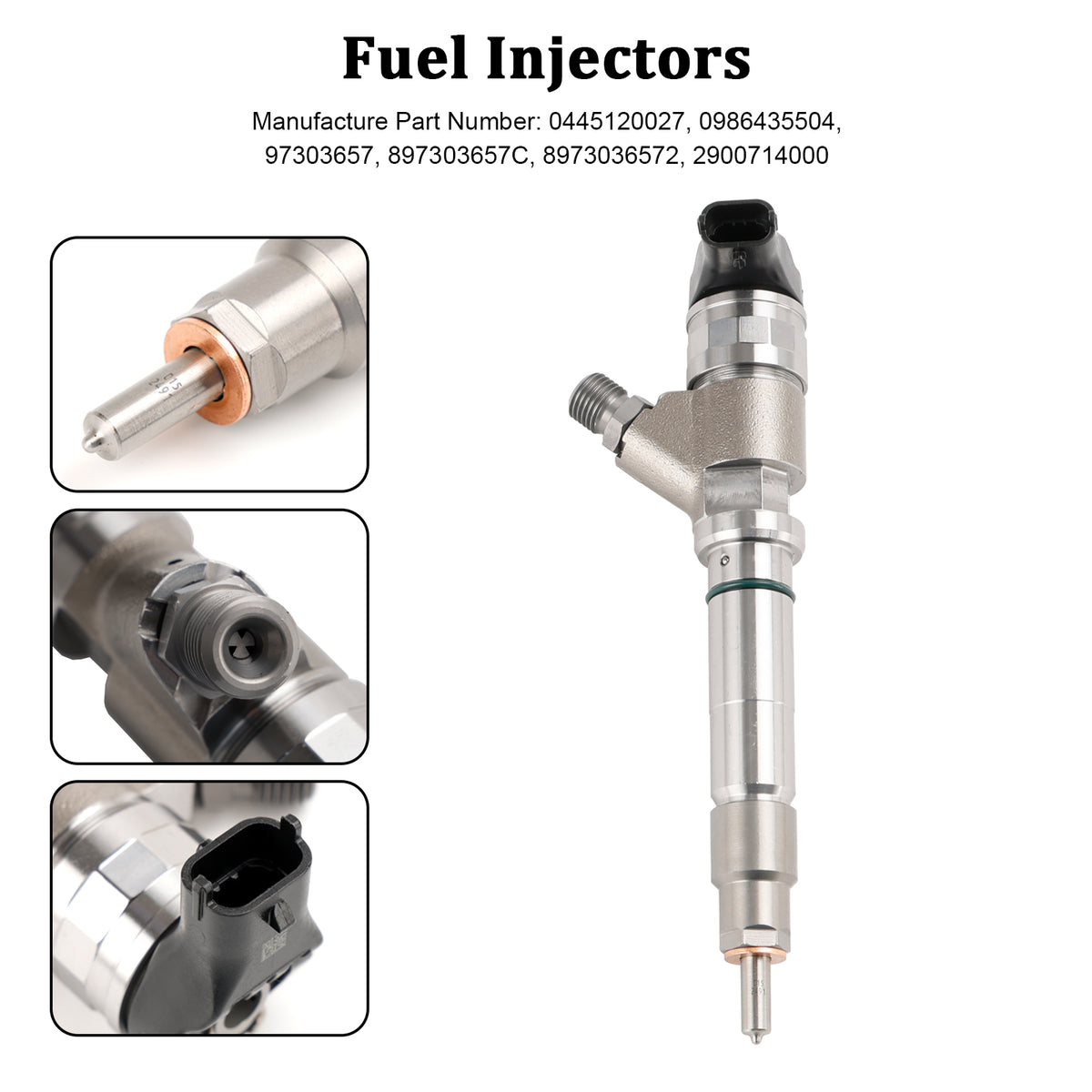 Chevy Fit GMC Duramax Hummer 6.6L 2006-2007 1PCS Fuel Injector 0445120042