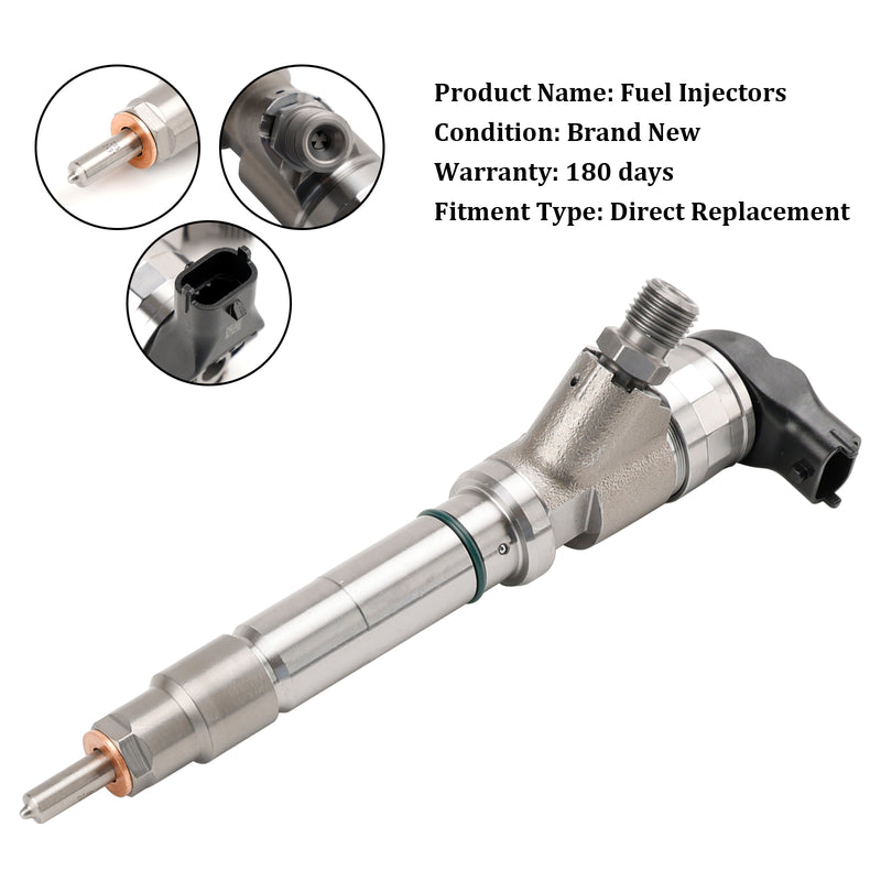 Chevy Fit GMC Duramax Hummer 6.6L 2006-2007 1PCS Fuel Injector 0445120042