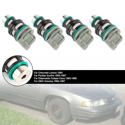 4PCS 17113124 Fuel Injectors 17113124 Fit Chevy Fit Buick Pontiac 2.2L 17113197