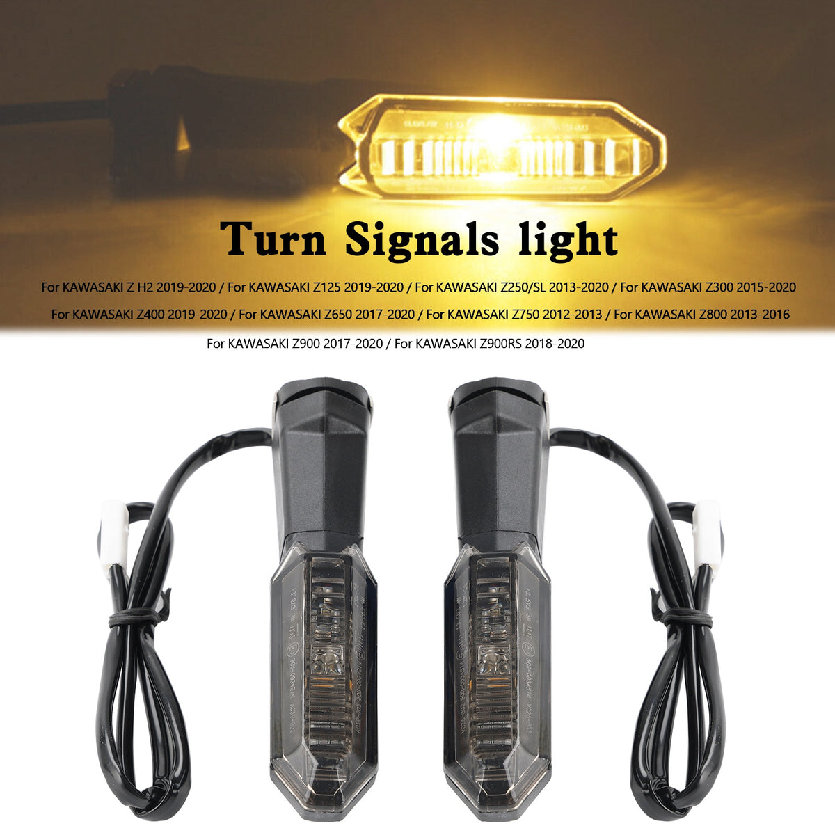 Kawasaki Z125 Z250 Z400 Z650 Z750 Z800 Z900 Turn Signals light
