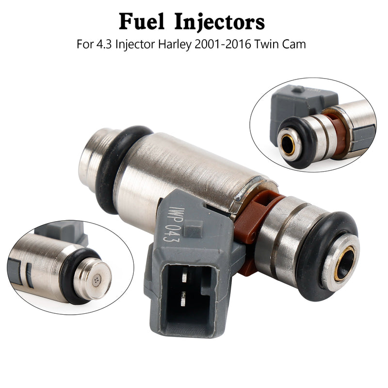 4.3 Injector Harley 2001-2016 Twin Cam Fuel Injector 27609-01B