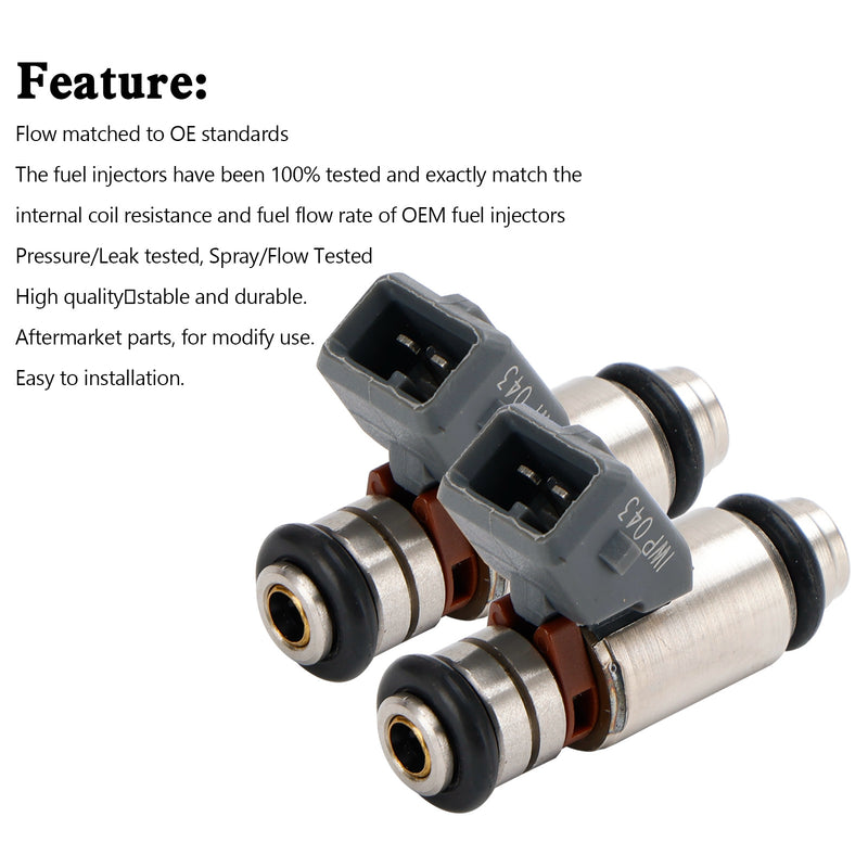 4.3 Injector Harley 2001-2016 Twin Cam 2PCS Fuel Injector 27609-01B