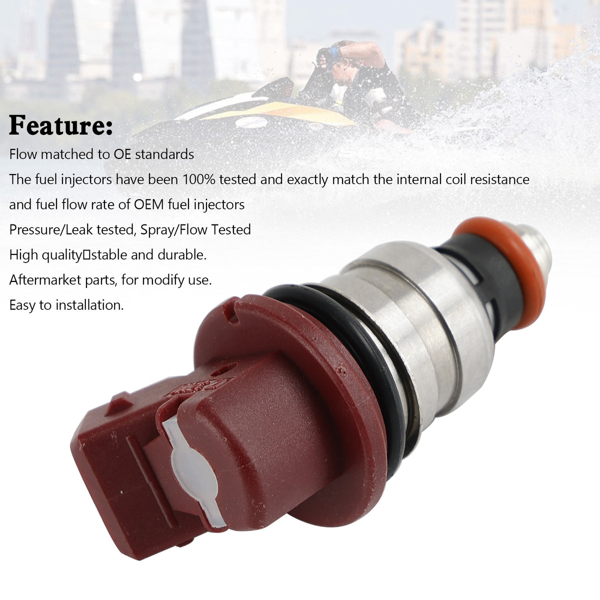 Seadoo GTX/RX/LRV/XP/3D 2000-2007 275500460 Fuel Injectors Fit