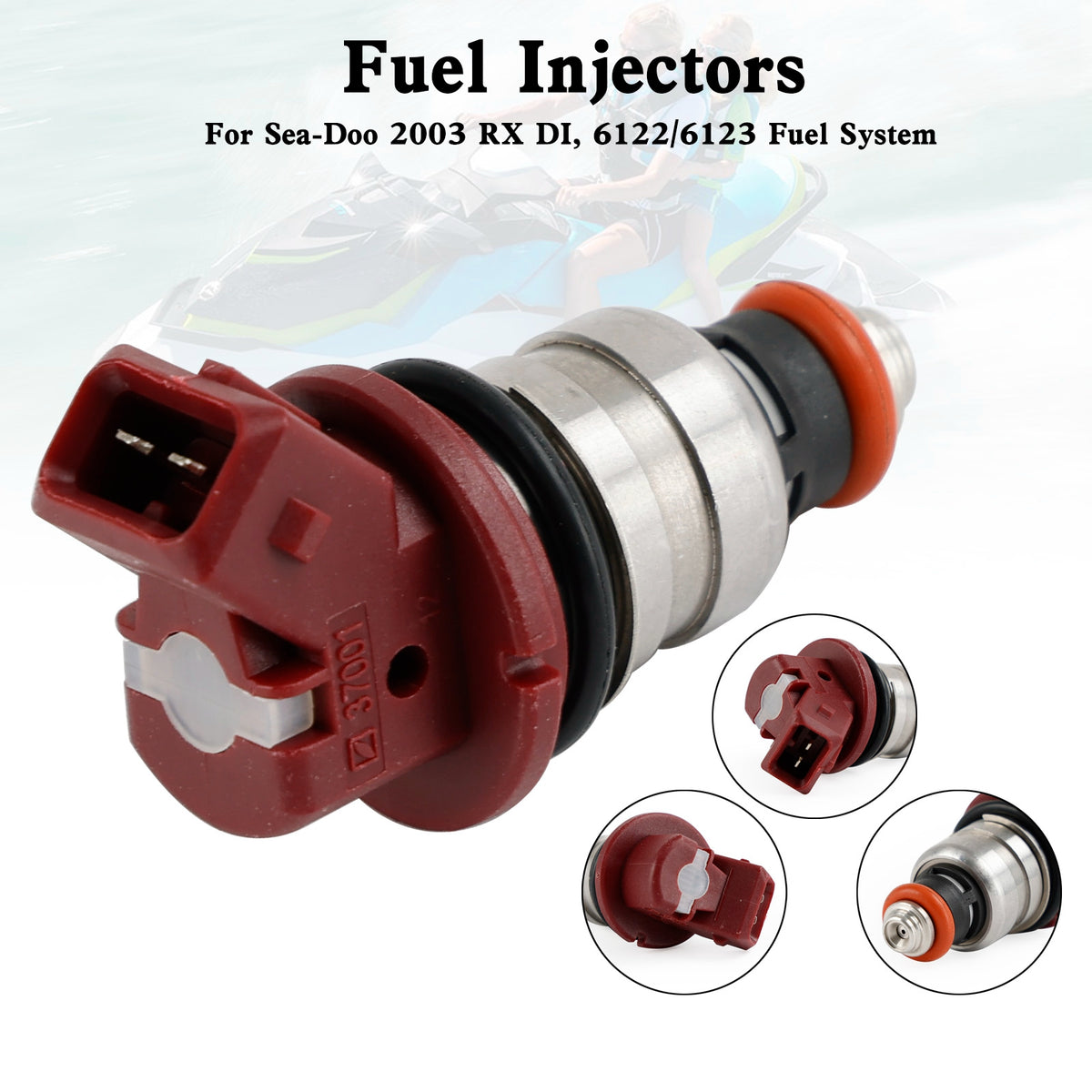 Seadoo GTX/RX/LRV/XP/3D 2000-2007 275500460 Fuel Injectors Fit