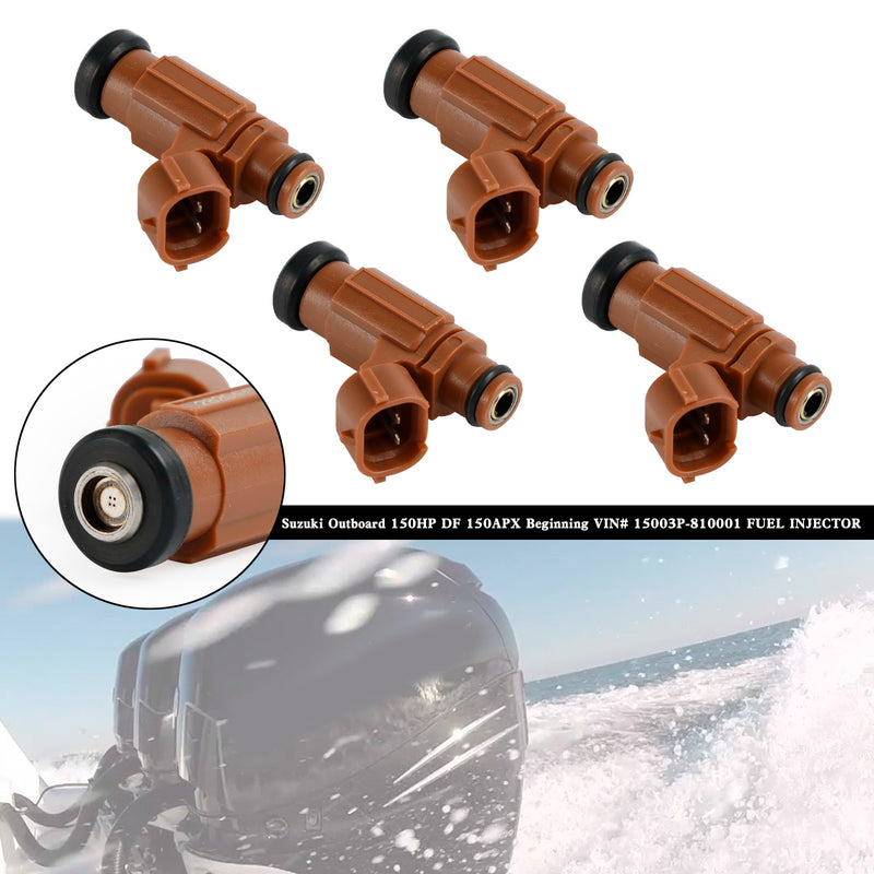 Suzuki Outboard 175HP 200HP 225HP 250HP 300HP 4PCS 15710-96J00 Fuel Injectors
