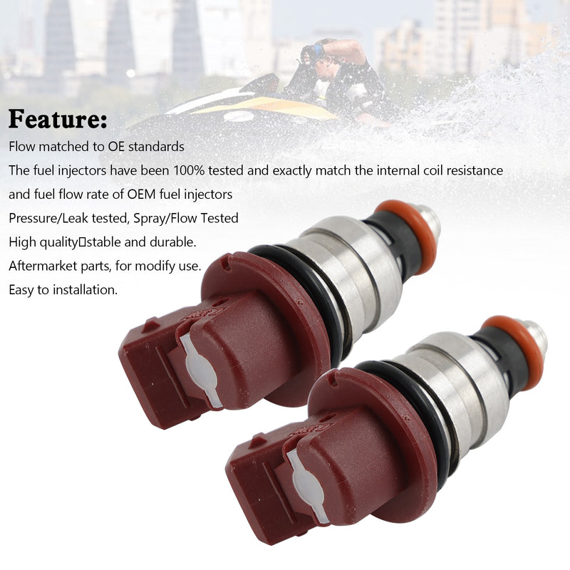 Seadoo GTX/RX/LRV/XP/3D 2000-2007 2PCS 275500460 Fuel Injectors Fit