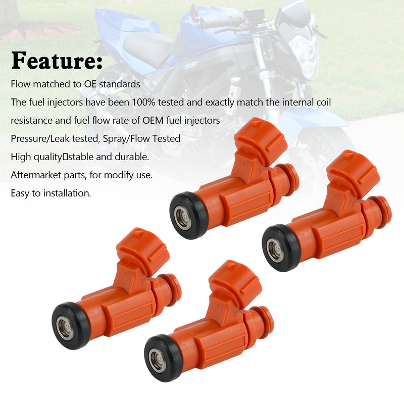 Suzuki GSX-R600/750 Vstrom 650 SV650 2003-2007 4PCS Fuel Injector 15710-17G00