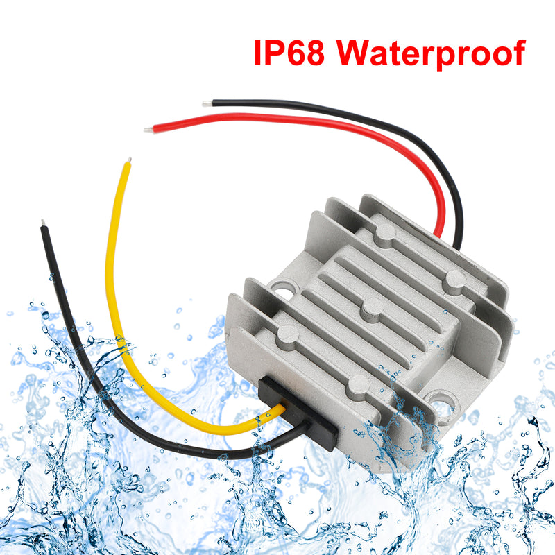 Waterproof DC/DC Converter Regulator 6V Step Up to 12V 3A 36W