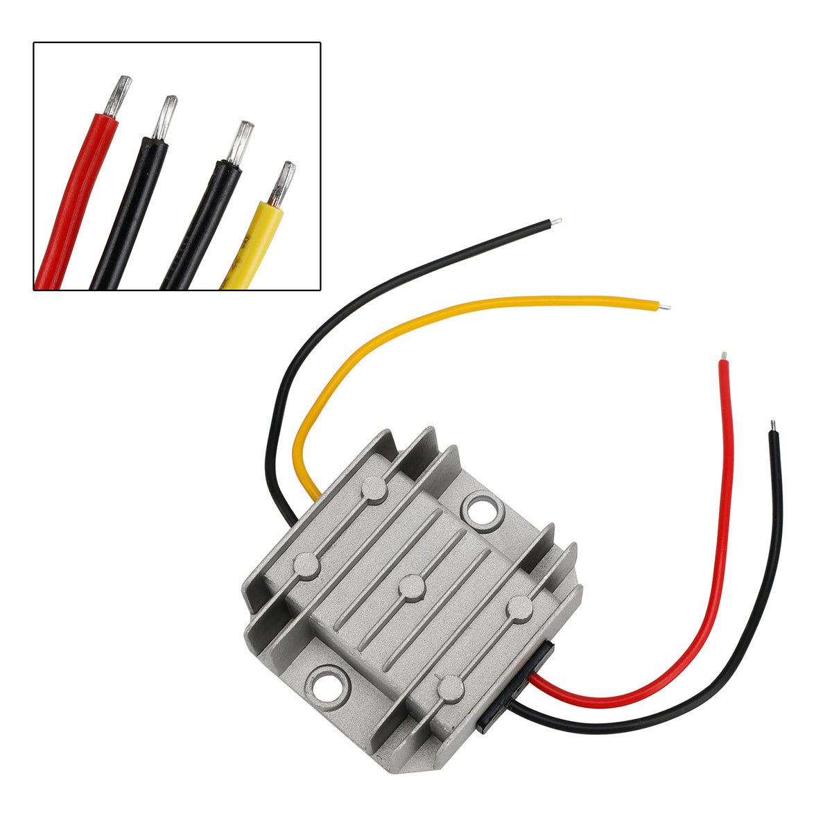 WaterProof 12V/24V to 5V 5A 25W Step Down DC/DC Power Converter Regulator