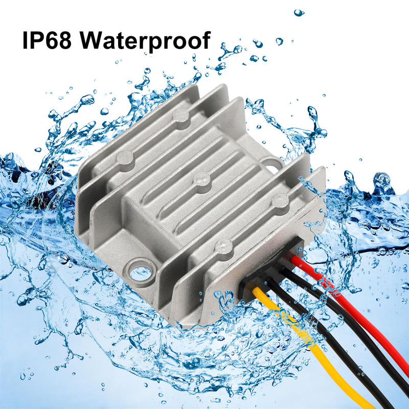Waterproof DC (5-32V) to 12V 3A Voltage Power Supply Converter Regulator
