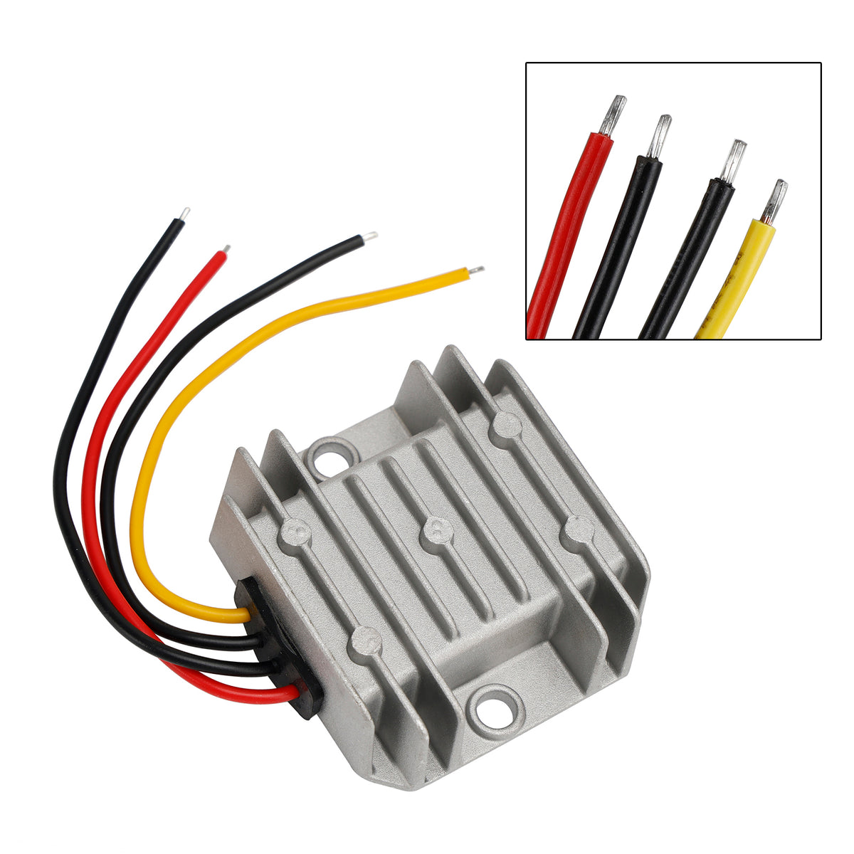 Waterproof DC/DC Converter Regulator 12V Step Up to 13.8V 3A 41.4W