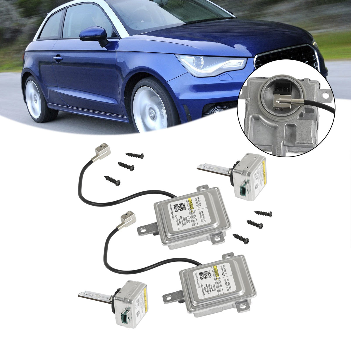 Audi VW 8K0941597E Xenon Ballast & D3S Bulb HID Light Control Unit Module