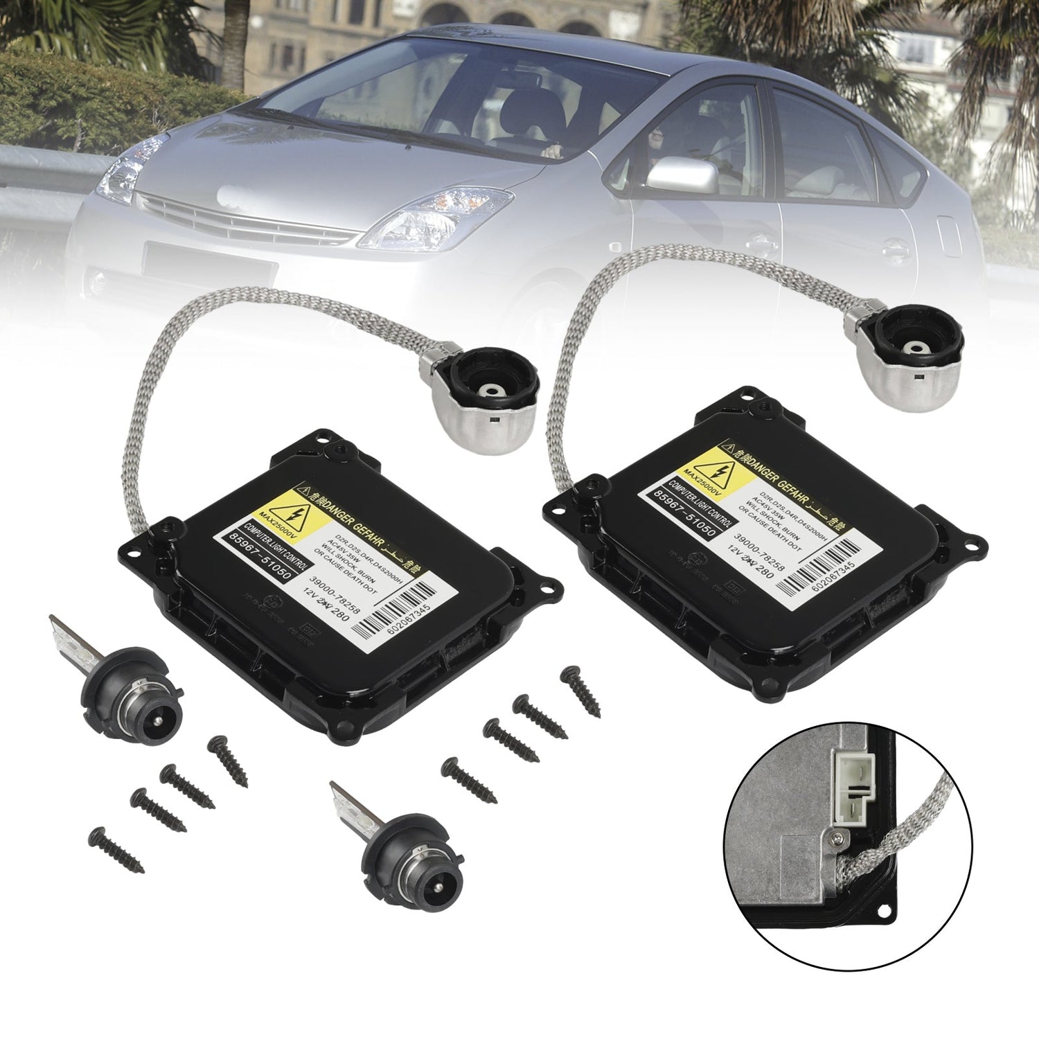 Xenon Ballast HID D4R Bulb Kit Module Control Unit 85967-51040 For Prius 06-2009
