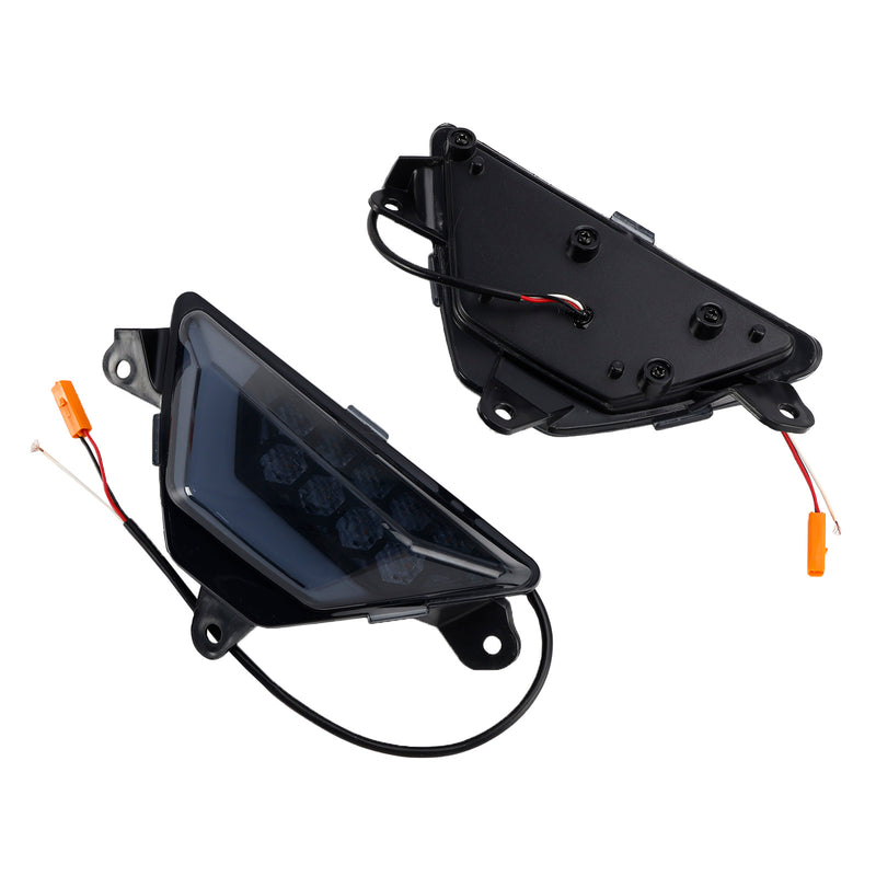 KAWASAKI NINJA 300 400 650 ZX-6R ZX-4RR 2013+ Black LED Front Turn Signal Light