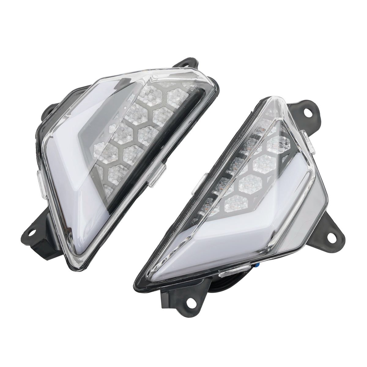 KAWASAKI NINJA 300 400 650 ZX-6R ZX-4RR 2013+ Clear LED Front Turn Signal Light