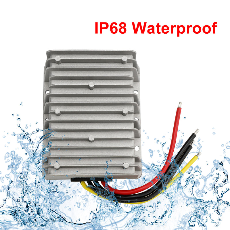 Waterproof DC/DC Converter Regulator 12V Step Up to 13.8V 30A 414W