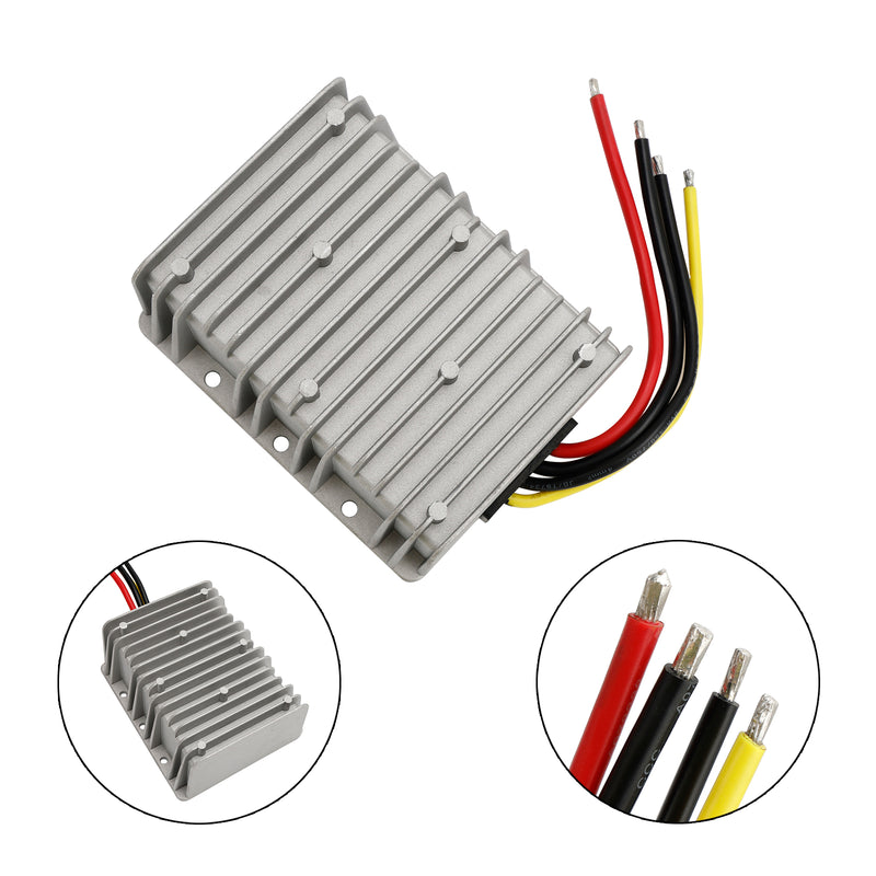 Waterproof DC/DC Converter Regulator 12V Step Up to 13.8V 30A 414W