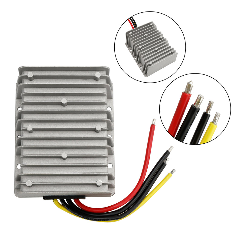 Waterproof DC/DC Converter Regulator 12V Step Up to 13.8V 30A 414W