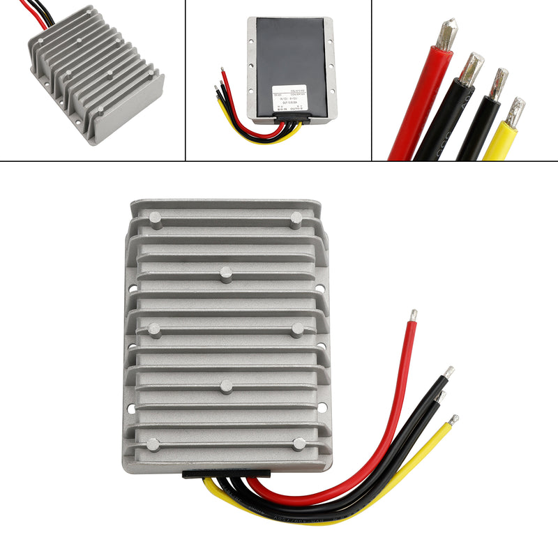 Waterproof DC/DC Converter Regulator 12V Step Up to 13.8V 30A 414W
