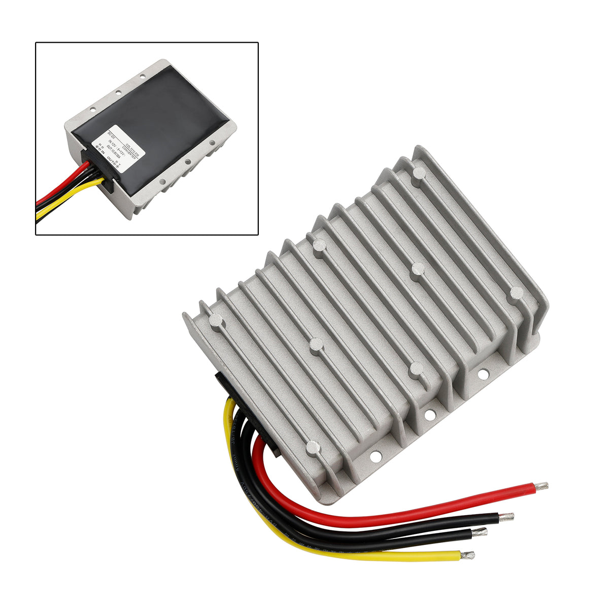 Waterproof DC/DC Converter Regulator 12V Step Up to 13.8V 30A 414W