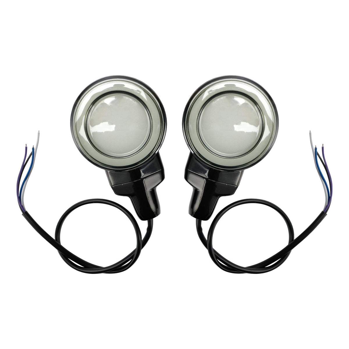 Heritage Softail Classic Touring 1999-2023 Black LED Flat Front Turn Signal Light